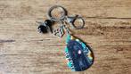 Sleutelhanger Labradoodle leer met beschermengeltje, Dieren en Toebehoren, Honden-accessoires, Verzenden, Nieuw