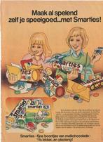 Retro reclame 1975 Smarties chocola maak je speelgoed, Verzamelen, Verzenden, Overige typen