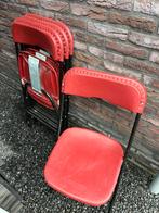4 klapstoelen, Huis en Inrichting, Stoelen, Ophalen, Zo goed als nieuw, Vijf, Zes of meer stoelen