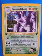 Giovanni's Nidoking 7/132 - Gym Challenge (1st edition), Hobby en Vrije tijd, Verzamelkaartspellen | Pokémon, Verzenden, Gebruikt