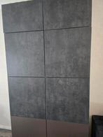Besta ikea deuren betongrijs, Ophalen of Verzenden, Zo goed als nieuw, Minder dan 150 cm, Minder dan 100 cm