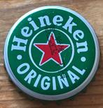 Heineken Kroonkurk nummer 16 en merk buitenzijde onbeschadig, Heineken, Ophalen of Verzenden, Zo goed als nieuw