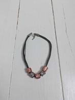 Ketting met stenen, Ophalen of Verzenden, Zo goed als nieuw, Oranje, Overige materialen