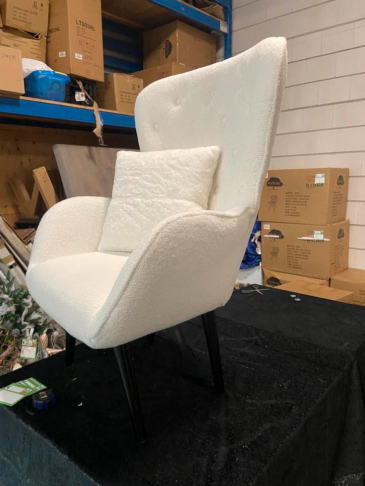 Fauteuil relax stoel van teddystof 88x75x106h, Huis en Inrichting, Fauteuils, Nieuw, Minder dan 50 cm, Ophalen