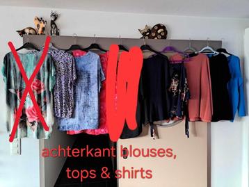 Blouses, tops, shirts, truitje, mt 48 en groter beschikbaar voor biedingen