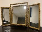 spiegel antiek kantel 3 luik goud, 50 tot 100 cm, Minder dan 100 cm, Rechthoekig, Ophalen