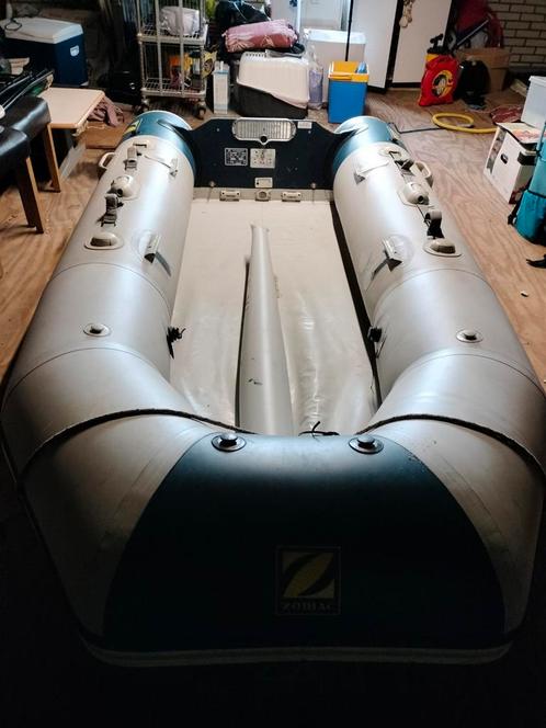 Zodiac 310, plus bijna niet gebruikte Yamaha 4 pk, Watersport en Boten, Rubberboten, Zo goed als nieuw, Zodiac, Hout, Minder dan 70 pk