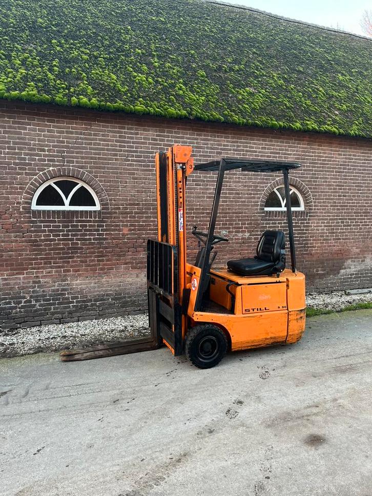 Heftruck still r50-12 doorkijkmast elektrisch nette staat✅, Zakelijke goederen, Machines en Bouw | Heftrucks en Intern transport