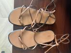Zara echt leren slippers mt 39 bruin, Bruin, Verzenden, Zara, Sandalen of Muiltjes