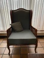 Rieten stoel, Huis en Inrichting, Stoelen, Ophalen, Gebruikt, Bruin, Eén