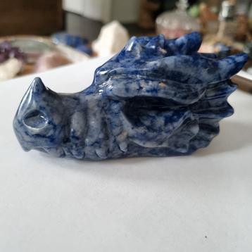 Sodaliet Draak - 10cm edelstenen mineralen  beschikbaar voor biedingen