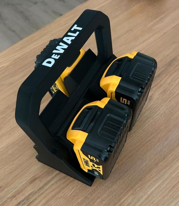 DeWALT 18V accu / batterij houder incl. wandhouder, Doe-het-zelf en Verbouw, Gereedschap | Boormachines, Nieuw, Ophalen of Verzenden