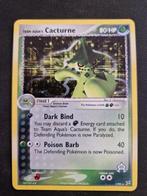 Team Aqua's Cacturne 001 Holo - Zeldzame Pokémonkaart, Ophalen of Verzenden, Gebruikt, Losse kaart, Foil