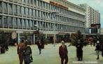 1960 ROTTERDAM Stadhuisplein Ingekleurd, Ophalen of Verzenden, 1940 tot 1960, Gelopen, Zuid-Holland