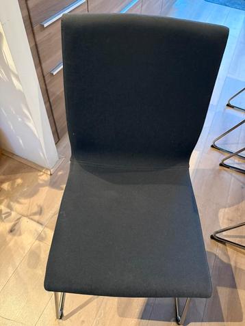 Eetkamer stoelen blauw/rvs beschikbaar voor biedingen