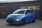 Fiat 500 S 0.9 TwinAir Turbo Sport 105PK LEDER CRUISE GROOT, Auto's, Voorwielaandrijving, Gebruikt, Zwart, Leder en Stof