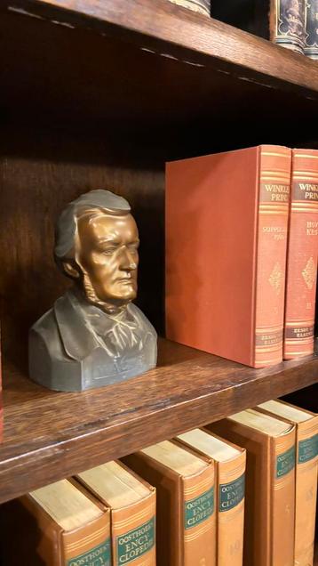 Boekenkast met Ladder eikenhout - afbeelding 14