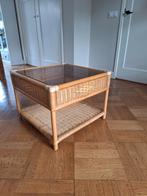 Leuke rotan salontafel, Ophalen, Gebruikt, Vierkant, Minder dan 100 cm