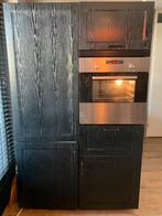 Keuken inbouwkasten met inbouw koelkast en oven, Ophalen, Gebruikt, 170 cm of meer, Minder dan 70 cm