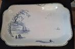 rechthoekige schaal Petrus Regout - decor Marines, Antiek en Kunst, Antiek | Schalen, Ophalen