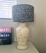 Stijlvolle Lampenvoet met Strass & Panterprint Lampenkap, Ophalen of Verzenden, Zo goed als nieuw, Minder dan 50 cm