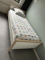 Gratis: Eenpersoonsbed Linea Vroomshoop, Ophalen, 85 tot 100 cm, Zo goed als nieuw, Lattenbodem