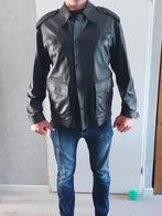 Leren Jack - grote Maat, Ophalen of Verzenden, Zo goed als nieuw, Overige maten, Zwart