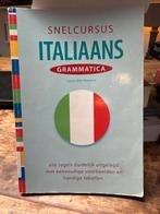 Snelcursus Italiaans Grammatica, Ophalen of Verzenden, Zo goed als nieuw, Non-fictie