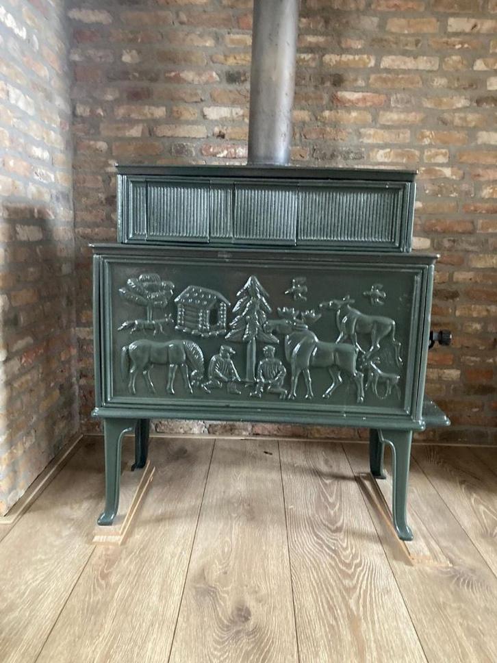 Jøtul 118 N Houtkachel, Huis en Inrichting, Kachels, Gebruikt, Vrijstaand, Houtkachel, Hout, Ophalen