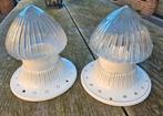Art deco plafonnière 2 stuks plafondlamp artdeco, Antiek en Kunst, Ophalen