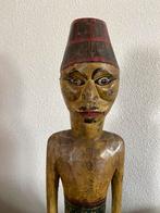 Indonesisch houten beeld man Java Bali Indonesië Indische, Antiek en Kunst, Ophalen