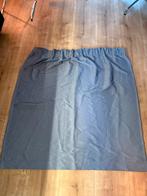 Set van 2 antreciet gordijnen, Huis en Inrichting, Stoffering | Gordijnen en Lamellen, Ophalen, Gebruikt, 100 tot 150 cm, 100 tot 150 cm