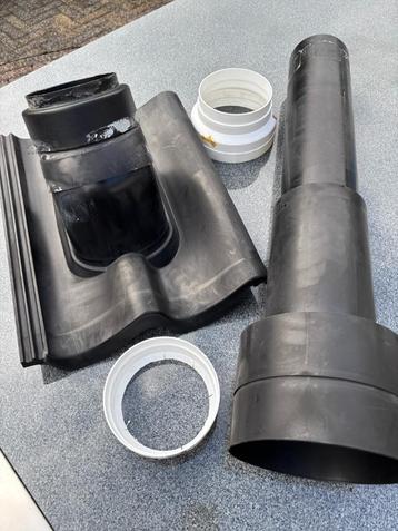 dakdoorvoer diameter 110mm  inclusief kunsstof sneldek pan beschikbaar voor biedingen