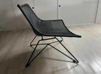 Relax / Vlinder stoel - zwart, Huis en Inrichting, Stoelen, Ophalen, Riet of Rotan, Zwart, Zo goed als nieuw