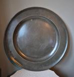 Zeer oud antiek Tinnen bord 46 CM, Antiek en Kunst, Ophalen of Verzenden