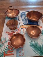 Set van 5 Koperen Schalen, Antiek en Kunst, Antiek | Koper en Brons, Ophalen of Verzenden, Koper