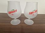 2 stuks LIPTONICE ice tea glazen, Verzamelen, Glas en Borrelglaasjes, Ophalen, Zo goed als nieuw, Frisdrankglas