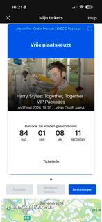 Harry Styles DISCO package Amsterdam 17 mei, Tickets en Kaartjes, Eén persoon, Ticket of Toegangskaart