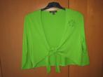 Chique fel groen bindvestje MARIE MÉRO 42 snazzeys, Kleding | Dames, Truien en Vesten, Verzenden, Maat 42/44 (L), Groen, Marie Méro
