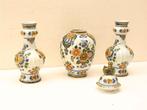 3 delig delft kaststel 32840, Gebruikt, Overige kleuren, Aardewerk of Porselein, Ophalen of Verzenden