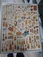 muziek instrumenten poster, Ophalen of Verzenden
