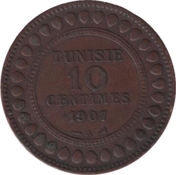 Tunesië 10 Centimes 1907 beschikbaar voor biedingen