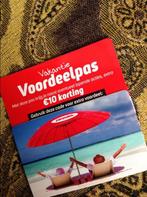 Vakantie voordeelpassen van 10 euro!!!, Kortingsbon
