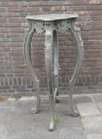Hoog 130 cm Barok Brocante bijzettafel plantentafel sokkel, Minder dan 55 cm, Gebruikt, Vierkant, 60 cm of meer