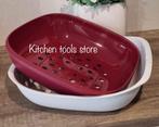 Tupperware allegra multischaal vergiet zeef dubbele schaal, Ophalen of Verzenden, Nieuw, Rood, Overige typen