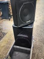 4 x 12 inch community speakers in flightcase, Audio, Tv en Foto, Luidsprekers, Gebruikt, Overige typen, 120 watt of meer, Ophalen