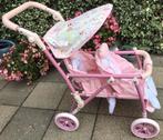 Baby Anna Bell tweeling wandelwagen. Onbespeeld, Kinderen en Baby's, Speelgoed | Poppen, Ophalen, Zo goed als nieuw, Babypop