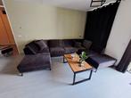 Seats and sofa's Lissabon antraciet U-bank, Huis en Inrichting, Ophalen, Zo goed als nieuw, Stof
