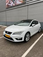 Seat Leon 1.4 TSI 150PK Dsg7 2016 Wit, Zwart, 4 cilinders, Leon, Leder en Stof