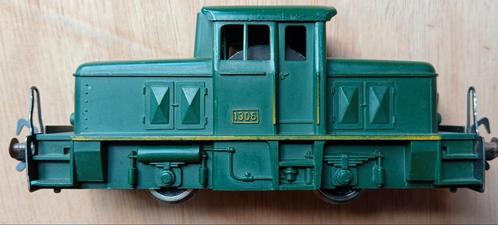 Fleischmann rangeerloc 1306, O&K type, groen. Netjes rijdend, Hobby en Vrije tijd, Modeltreinen | H0, Gebruikt, Wagon, Gelijkstroom